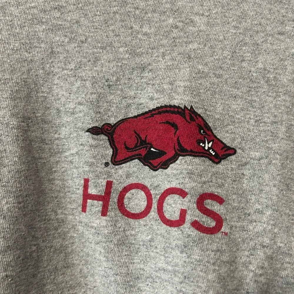 Arkansas Razorbacks Gray Hogs Short Sleeve Tee - Picture 4 of 5